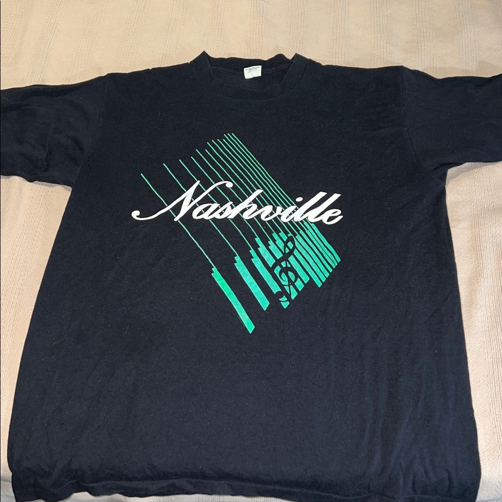 Black Nashville Graphic T-Shirt